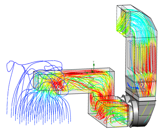 Une cheminée équipée d'une ventilation par turbines aura une